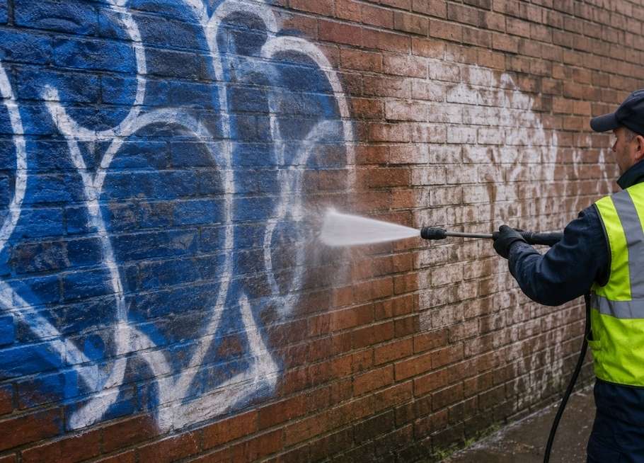 The Surfaces We Clean and the Methods We Use to Safely Remove Graffiti