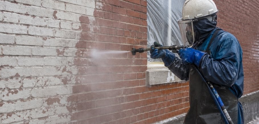 What Happens When the Wrong Coating Has Been Left on the Brick for Years