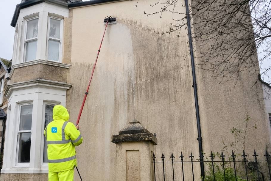 What Our Render Cleaning Service Actually Involves