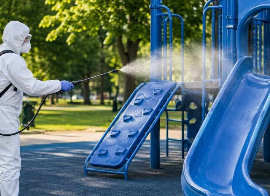 Playground Cleaning Service in Shotton Colliery
